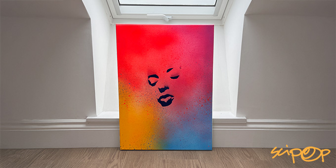 Scipop with Stealth painting